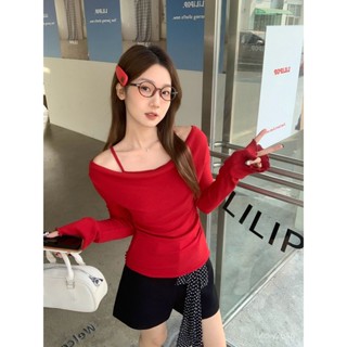 🔥48H出貨 韓版高領打底顯瘦百搭針織上衣 毛衣 長袖上衣 女裝 衣服 寬鬆上衣 顯瘦上衣 春秋裝 長袖t恤 打底衫