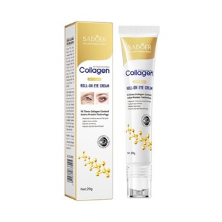 店鋪熱銷 眼霜SADOER膠原蛋白抗皺走珠眼霜Eye cream護膚品