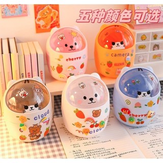 【新品推薦】桌面垃圾桶迷你翻蓋家用臥室少女心diy可愛有蓋辦公室收納盒筆筒