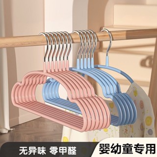 【臺灣出貨】【一週內2600+人拚單】兒童衣架嬰兒衣服無痕防滑寶寶新生兒家用掛衣中童晾衣架大童小孩【CBD優選】