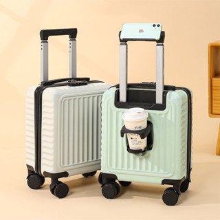臺灣熱賣14寸小型兒童行李箱 春秋航空登機箱 20*30*40輕便 密碼拉桿箱 旅行箱 小清新拉桿箱 旅行箱 登機箱