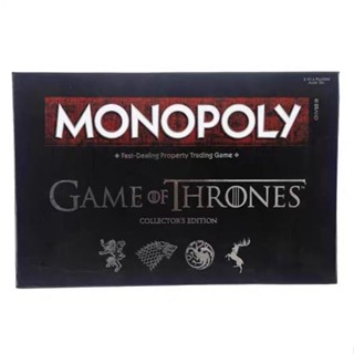 英文版桌遊權力遊戲大富翁Monopoly Game Of Thrones Pokemon聚會