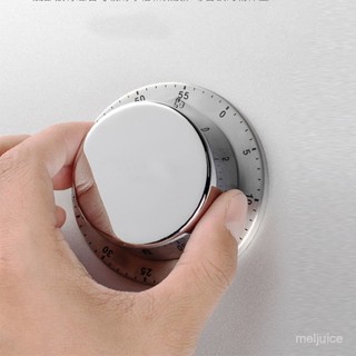 怪獸百貨【臺灣出貨】 不銹鋼定時器機械式提醒器網紅學習烹飪時間管理廚房計時器磁吸 2VZL