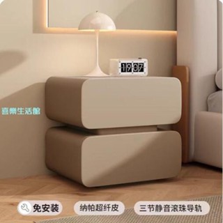 【喜樂生活館】可現代簡約床頭櫃臥室收納櫃實木家用床櫃子臥室小型床邊櫃