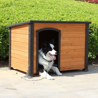 🐶免運 可開髮票🛒 防雨防水戶外實木室外狗屋狗籠擋風小型狗子房寵物窩狗捨 防雨戶外狗屋 木質狗籠 寵物別墅⭐室外首選