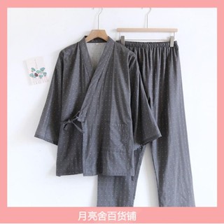 和服 浴衣 浴衣和服 日本和服 和服睡衣 日式睡衣 睡袍 男夏純棉睡衣 春夏季浴袍 和服袍 睡衣 家居服日係和服睡衣春秋