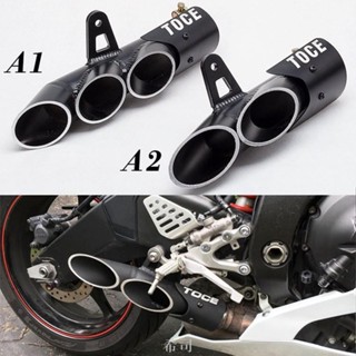 【希司】Toce雙孔三孔 38-51MM口徑 通用排氣管尾段 Z1000/勁戰/雷霆王