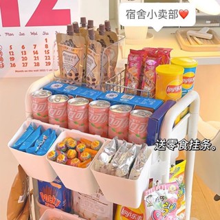 🔥桃園出貨🔥小推車置物架廚房落地臥室多層嬰兒零食移動浴室衛生間收納儲物架