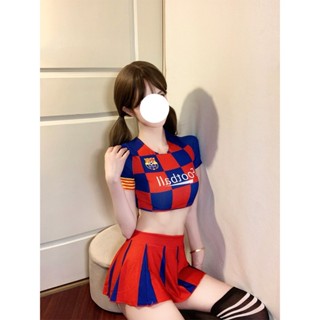 [Cosplay]阿根廷足球寶貝制服cosplay世界盃球衣啦啦隊演出服純欲性感套裝 制服誘惑 情趣短裙 酒吧422