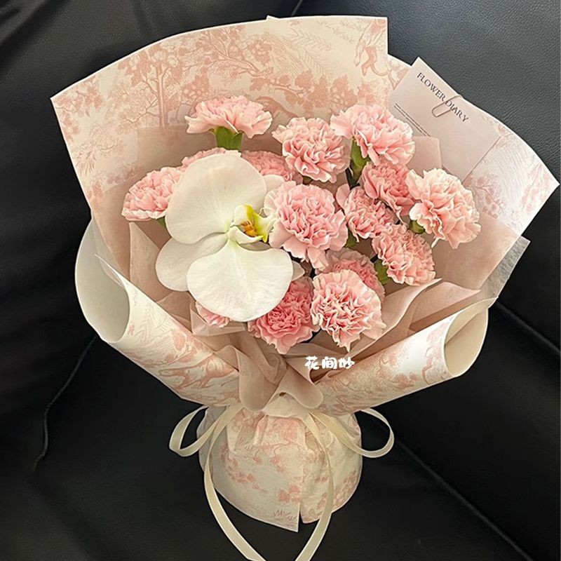 成品花束🌷 三八婦女節康乃馨花束仿真皂花永生成品生日禮物女神節送媽媽長輩