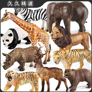 🔥臺灣熱賣🔥【7200人好評】軟膠兒童模擬豹子動物園模型玩具男孩益智恐龍霸王龍大號生日禮物