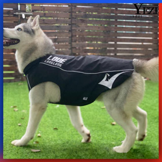 🐱🐶中大型犬 夏季款寵物衣服 狗衣服 寵物服飾 寵物戶外防水防風背心柯基犬金毛邊牧大中小型犬雨衣衝鋒衣夾克