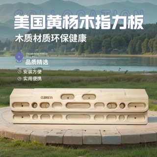 🌈🌈室內家用多功能攀巖指力板免打孔健身訓練家庭木製運動指力訓練器