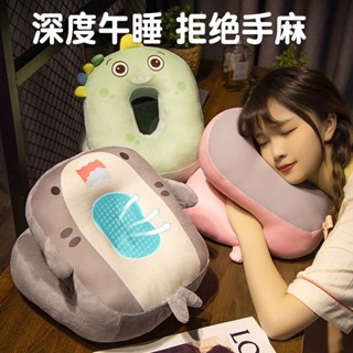 冰絲午睡枕辦公室午睡神器辦公椅靠枕頭枕學生午休專用趴睡枕 PJX8