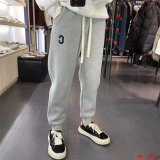 最低出廠價💎衛褲💎2023新款衛褲男春秋潮牌刺繡字母休閒風運動褲百搭修身束腳休閒褲