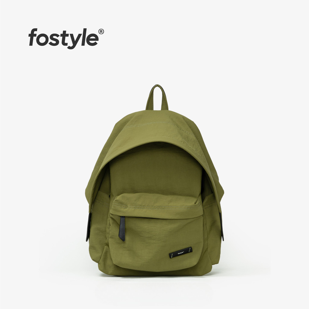 韓日高規FOSTYLE帽簷雙肩包女戶外Dora小衆輕便13寸尼龍包防水雙肩包旅行背包