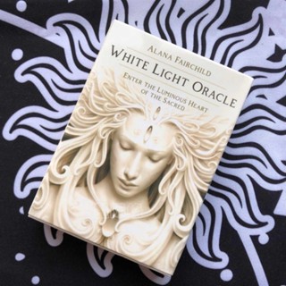 白光神諭卡 有中文翻譯 White Light Oracle 英文桌遊卡牌 多趣美桌遊
