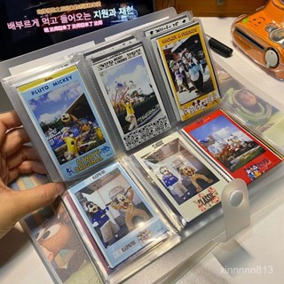 美美收藏物4.19🥳【店鋪熱銷】ins拍立得相簿本3寸小卡收納冊電影票火車票收藏集明信片追星小卡
