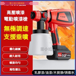 可開發票 電動噴漆槍家用油漆乳膠漆噴漆神器塗料噴塗機器小型鋰電噴墻塗料油漆噴槍 油漆噴槍