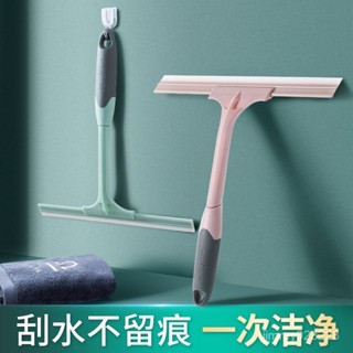 🔆廚房清潔用品🔆[4888人收藏]擦玻璃神器家用衛生間檯麵鏡子矽膠颳水器地闆颳刀清潔工具擦窗器
