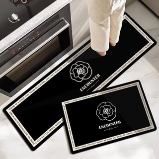 【家用廚房地墊吸水】家用廚房地墊吸水吸油防滑耐磨耐臟速幹矽藻泥腳墊廚房套裝入戶門
