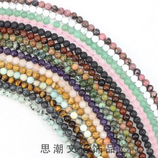 臺灣熱銷 跨境爆款天然石瑪瑙水晶圓珠散珠半成品 diy手鍊項鍊飾品配件批發