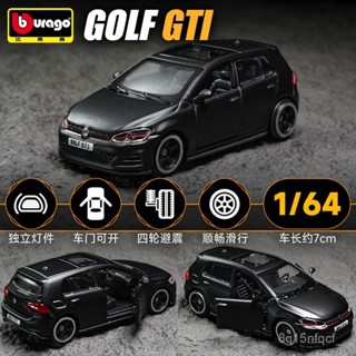 🐩Nieve🐩 比美高 1:64 大眾高爾夫 GTI 小鋼炮 閤金汽車模型模擬收藏擺件 3Q1A
