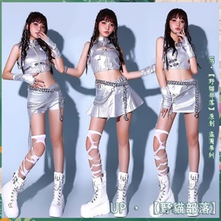 ✨臺灣出貨✨爵士舞演出服足球寶貝套裝啦啦隊服裝舞蹈服韓舞kpop女團打歌服足球寶貝啦啦隊團服舞蹈排練女中演出服錶演服