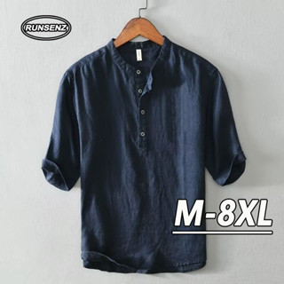 M-8XL 韓風基本款大尺碼Polo衫男 素色五分袖上衣 簡約男裝 休閒寬鬆男生短袖T恤 oversize 加大尺碼短t