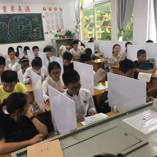 臺灣出貨 辦公桌隔闆 壓克力隔闆 l型擋闆 桌麵屏風 學生考試防作弊隔離擋闆防飛沫學生課桌擋闆辦公屏風擋闆隔斷配件