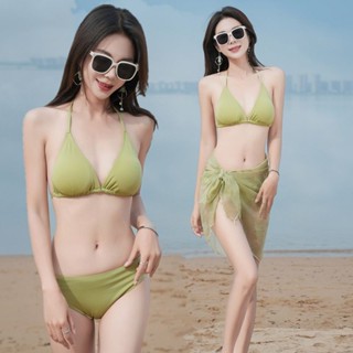 【T-Loom】比基尼泳衣【透氣易幹】僊氣bikini比基尼分體遊泳衣女夏三件套2025沙灘性感韓國溫泉泳裝