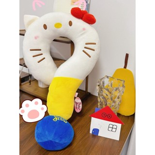 【1.7萬人收藏】創意問號頸枕旅途u型枕kitty貓居家沙髮抱枕夏季午睡枕生日禮物
