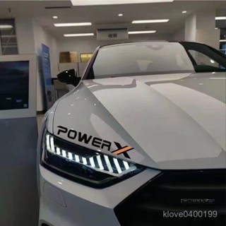 爆款🔥汽車貼紙汽車裝飾【店鋪熱銷】動力POWER英文創意汽車貼紙個性炫酷機車摩託汽車身拉花防水摺痕汽車必備 ERTF