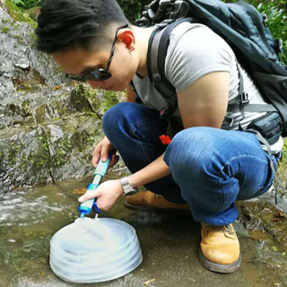 戶外江湖河水山泉水 飲用水淨水器濾水器過濾器直飲行動式