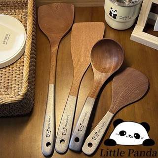 實木湯勺 實木鍋鏟 實木餐具 耐高溫 不沾鍋廚具 實木飯勺 實木煎匙 烏檀木勺子不粘材質木製廚具套裝食品級家用廚房
