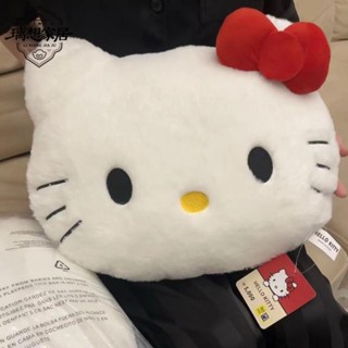 🎊臺灣出貨🎊【璃想】可愛貓頭毛絨沙發床頭靠墊車載靠枕午睡枕頭生日禮物ins風超軟解毛絨公仔抱枕 卡通動漫玩具 玩偶娃