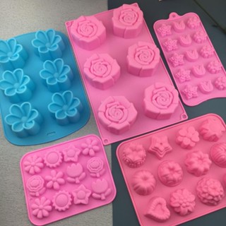 【新北發貨 好物推薦】【1萬人收藏】創意花朵矽膠製冰格凍冰塊冰淇淋模具食品級果凍慕斯蛋糕烘焙模具