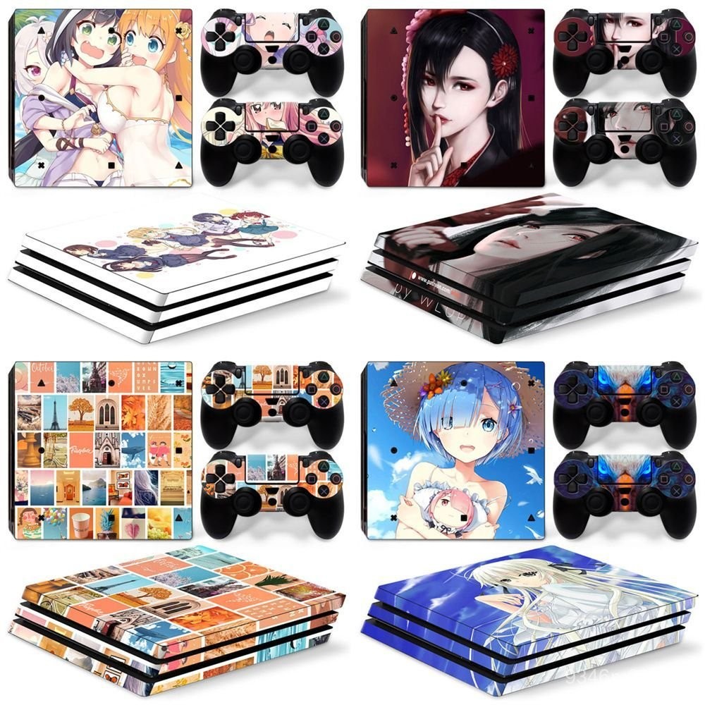 臺灣出貨🚚PS4 pro遊戲機貼紙 最後生還者 炫酷Skin個性貼 痛機貼 無痕防颳 手把貼 保護貼 全套機身彩貼