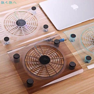 雜七雜八♡12寸筆記本散熱器底座 靜音13寸手提電腦風扇 路由器光貓散熱墊架