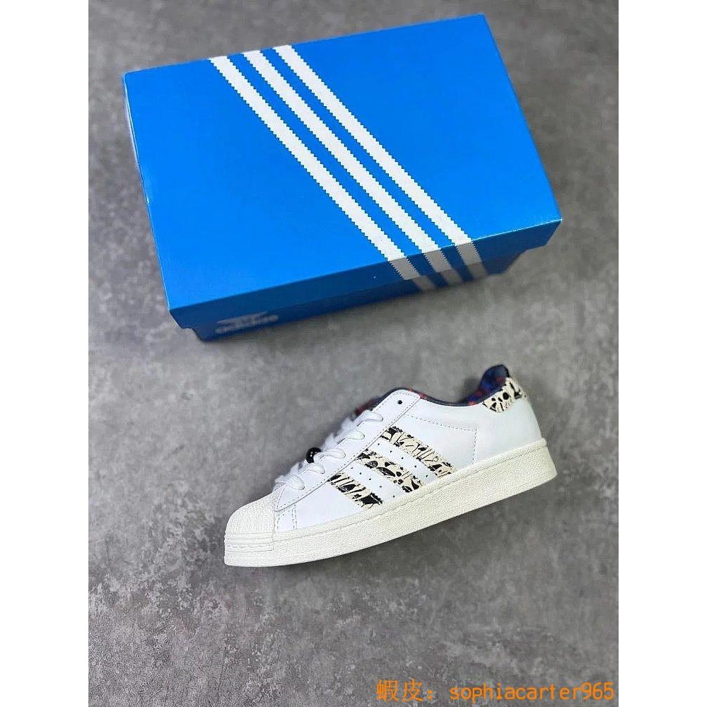 愛迪達Adidas Originals Superstar 三葉草貝殼頭系列低幫休閑板鞋 GY6852