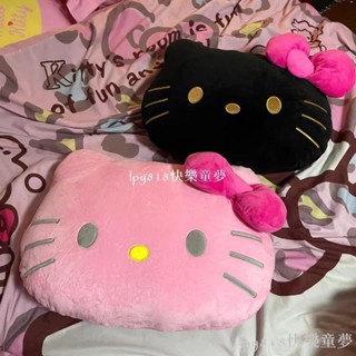 ⭐六一快樂⭐Kitty 抱枕 毛絨玩具 粉皮 黑皮 女生 床頭靠墊 玩偶 高顏值 超萌