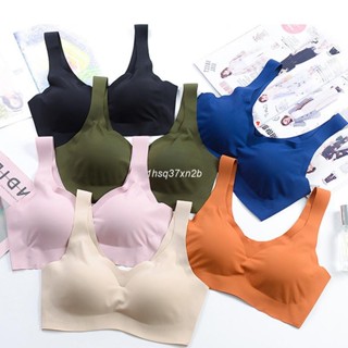 免運 全站最低 安心四代無痕內衣女薄款一片式美背集中爆乳無鋼圈背心式睡眠女士內衣 運動內衣 無鋼圈內衣