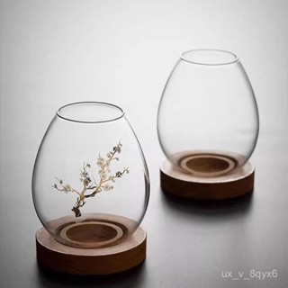 復古風透明防風燈罩 擺臺 玻璃燭臺 禪意 家用燈罩 酥油燈座 TLHY