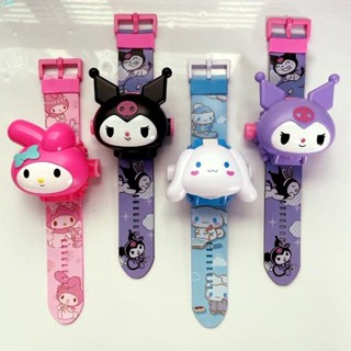 小紀✨玩具套裝 3D 投影數字手錶 Hello Kitty Cinnamoroll Kuromi Melody 動漫模型