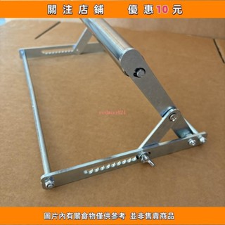 推薦 託料架切割機陞降支架鋸齒防滑支架不銹鋼滾筒託輥折疊支架切割機mayutf3h4s