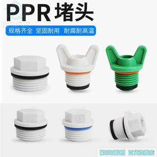 🔥臺灣熱銷🔥4分ppr外絲堵頭 20 25 32 6分1寸PPR外牙堵頭 皮圈PPR水管管件配件