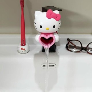 水龍頭裝飾 防濺水 HelloKitty水龍頭防濺水龍頭延伸器兒童卡通家用kt貓水龍頭延伸器 星光精品1
