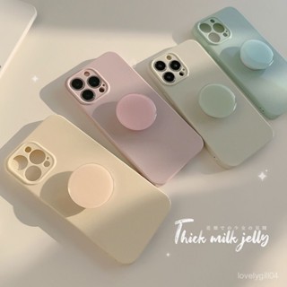 🌸臺灣下殺價🌸15日韓簡約純色14promax手機殻蘋果13軟殻iPhone11馬卡龍支架16女 6INH