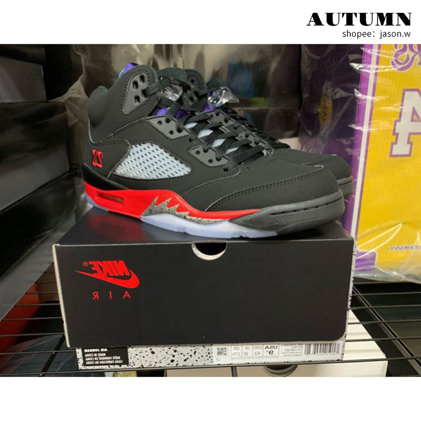 Air Jordan 5 Retro Top 3 黑紅 Cz1786-001 限量 籃球鞋 喬丹五代