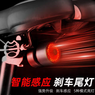 自行車配件 自行車 自行車尾燈 尾燈 腳踏車尾燈 煞車燈 智慧煞車燈 感應燈 警示燈 自行車後燈 單車尾燈 方嚮燈 轉嚮